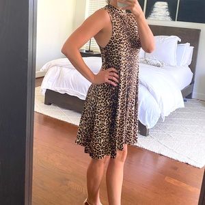 Cheetah Racer back dress